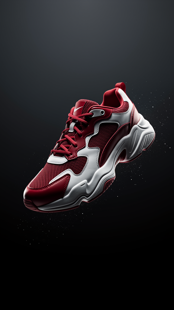 Vertical 9:16 video — custom sneakers